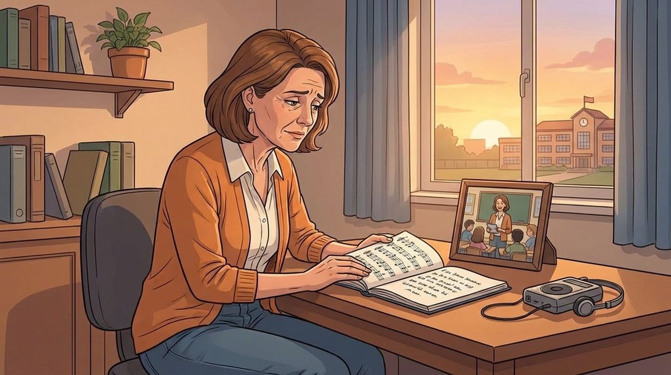 Custom memorial song for a beloved teacher