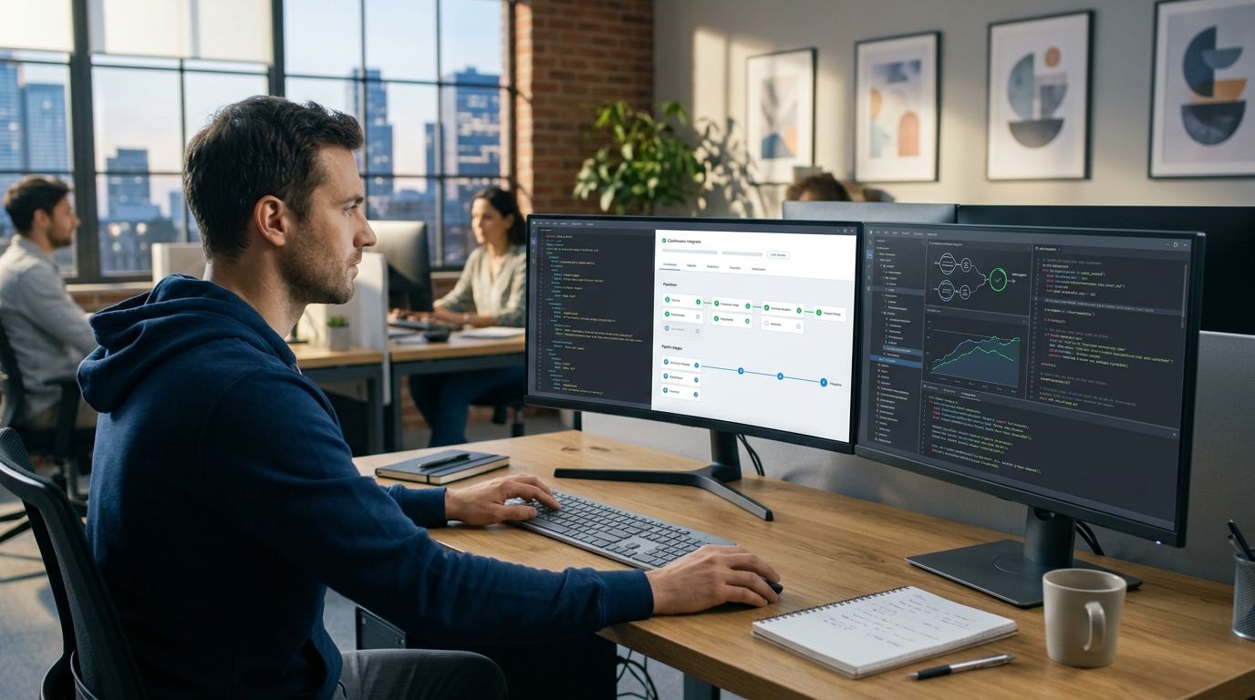 GitLab CI to verified AI code merges: complete 2026 workflow