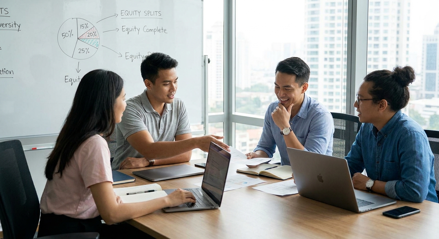 Comment répartir le capital entre cofondateurs