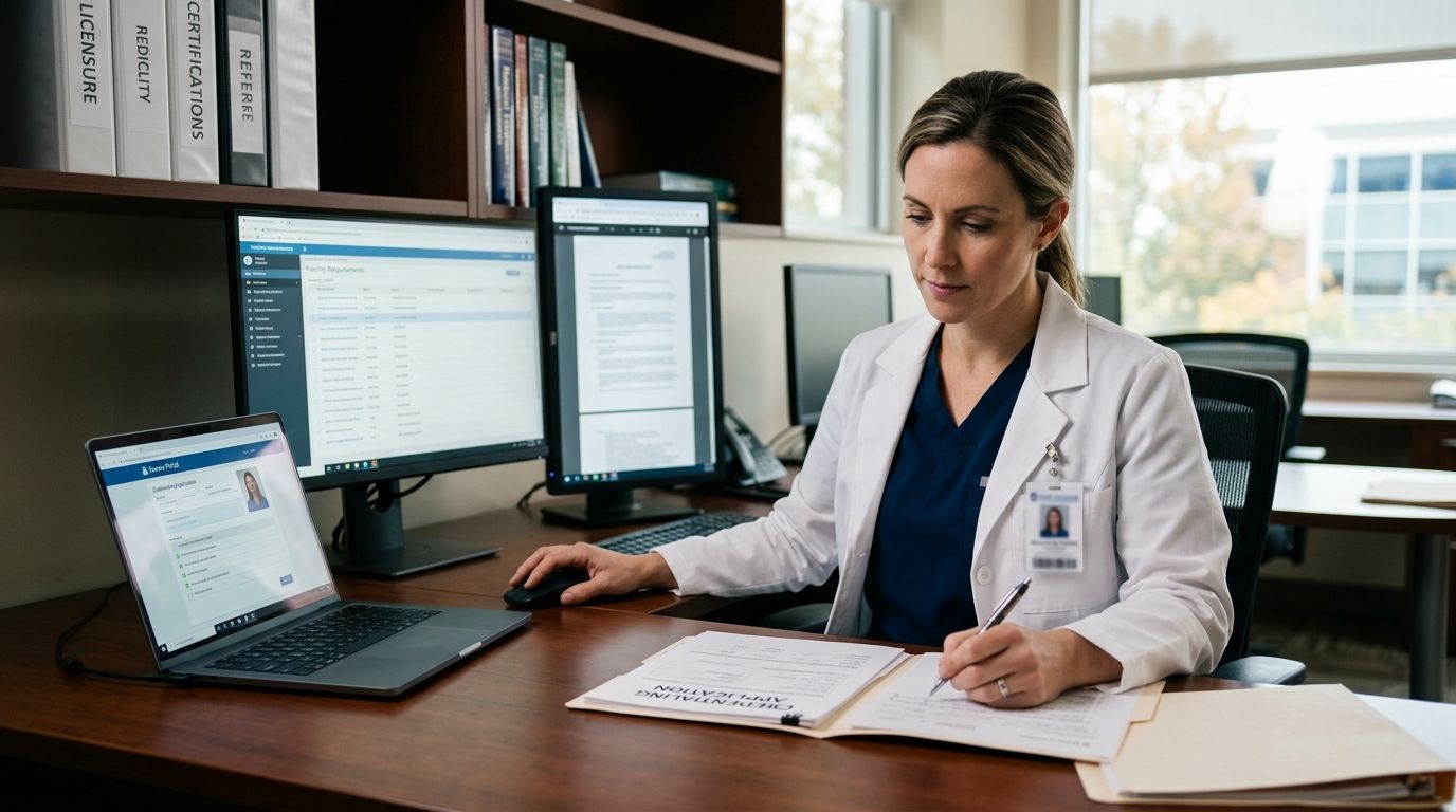 How to get credentialed fast for locum tenens radiology