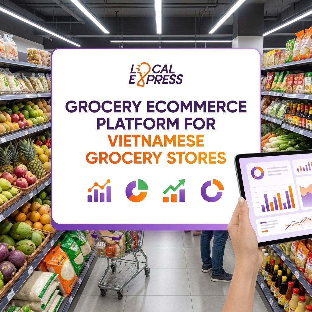 Grocery ecommerce platform for Vietnamese grocery stores