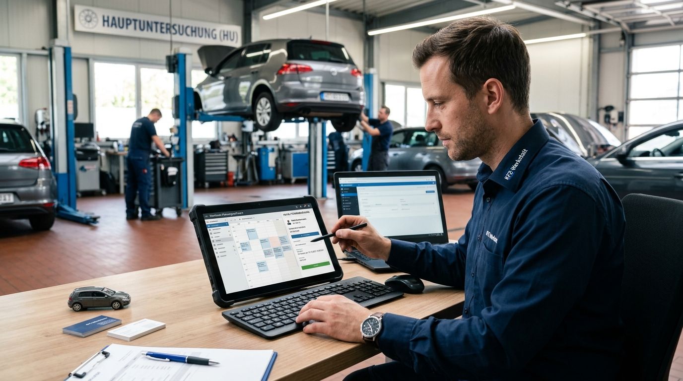 Werkstatt-Planungssoftware mit HU-Terminbuchung verbinden: Ablauf für Kooperationspartner