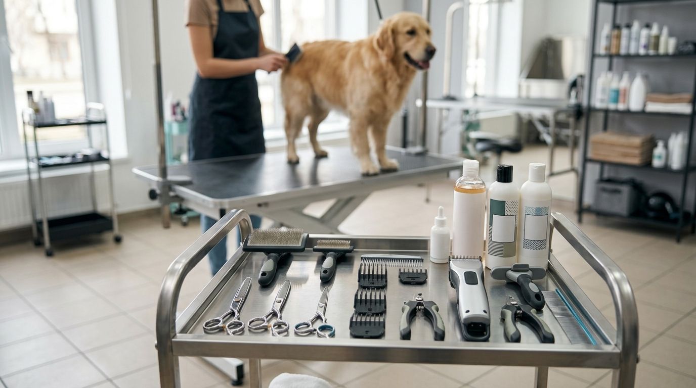 Dog grooming supplies for professional groomers: complete 2026 guide