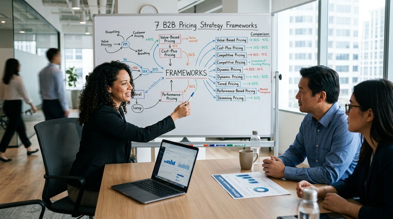 7 best B2B pricing strategy frameworks compared
