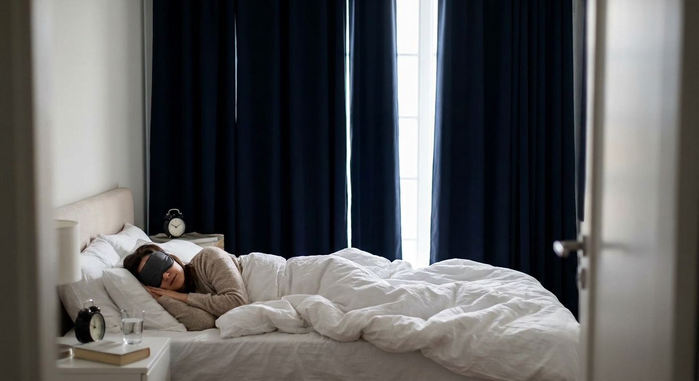Blackout curtains for shift workers