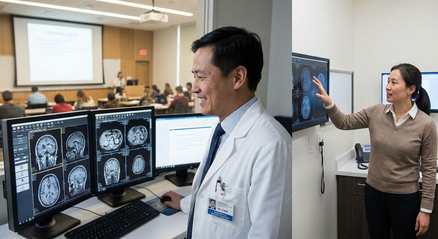 Radiology jobs combining part-time academic and private practice
