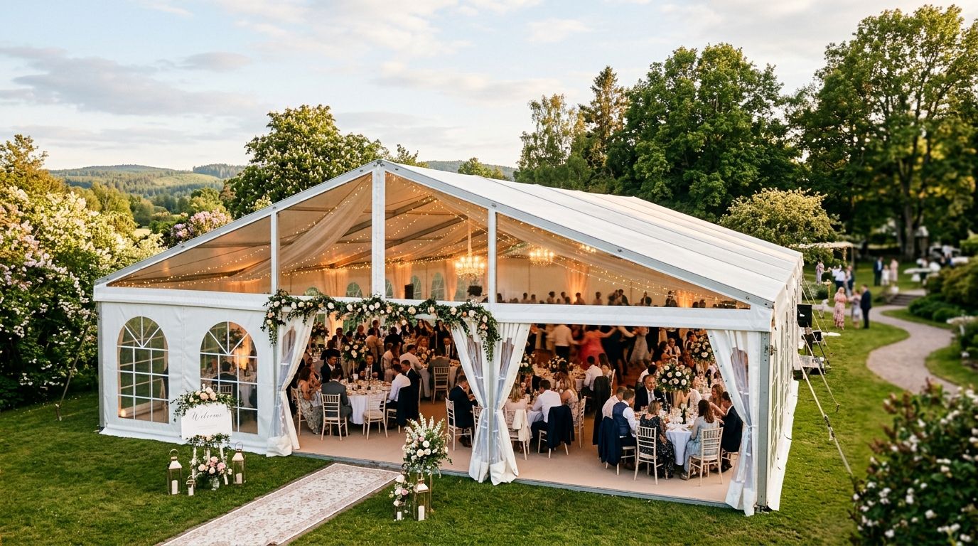 Best party tents for weddings and outdoor events in 2026