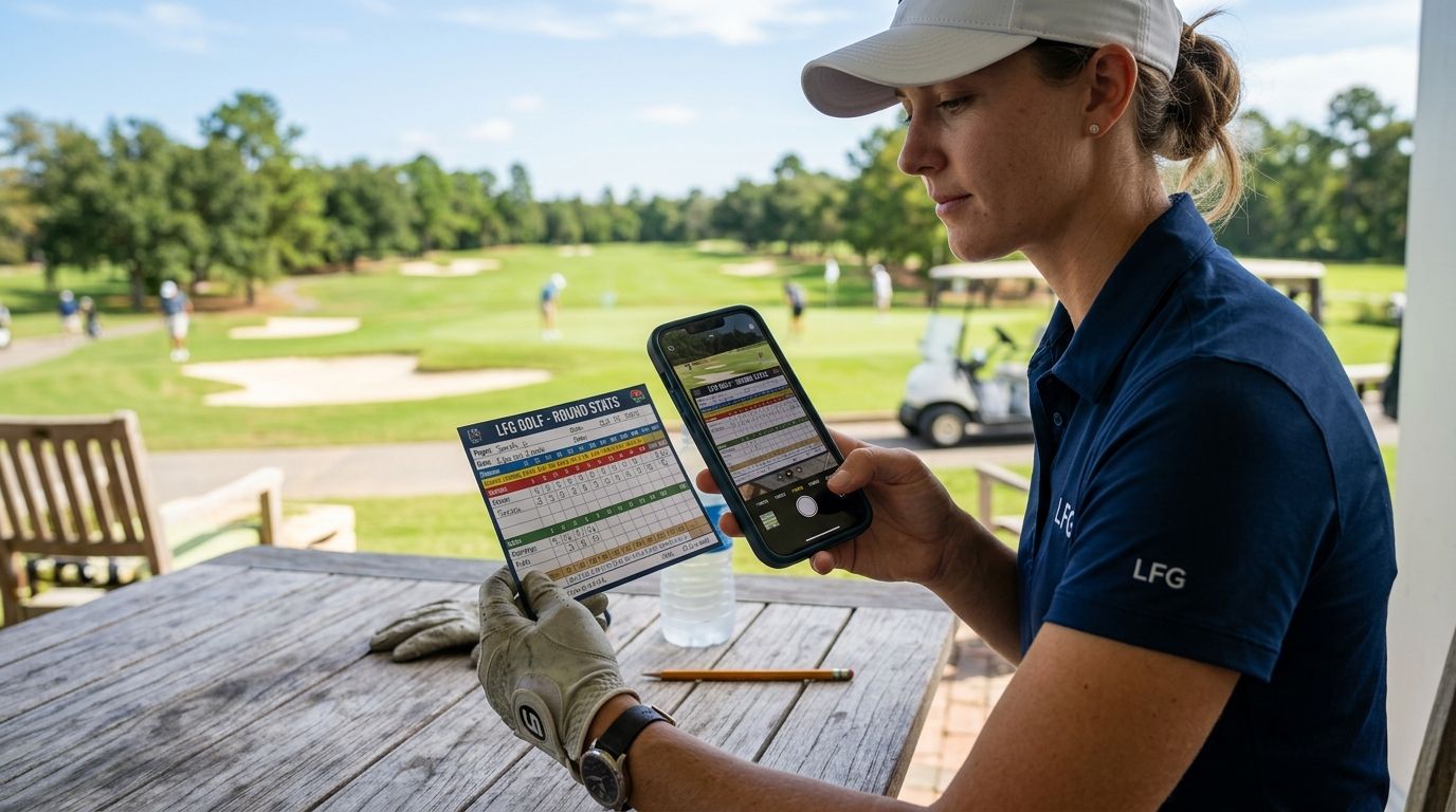 How to save LFG Golfing stat cards to Apple Photos