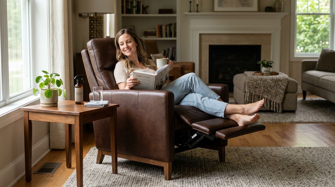 Best leather recliners for easy cleaning