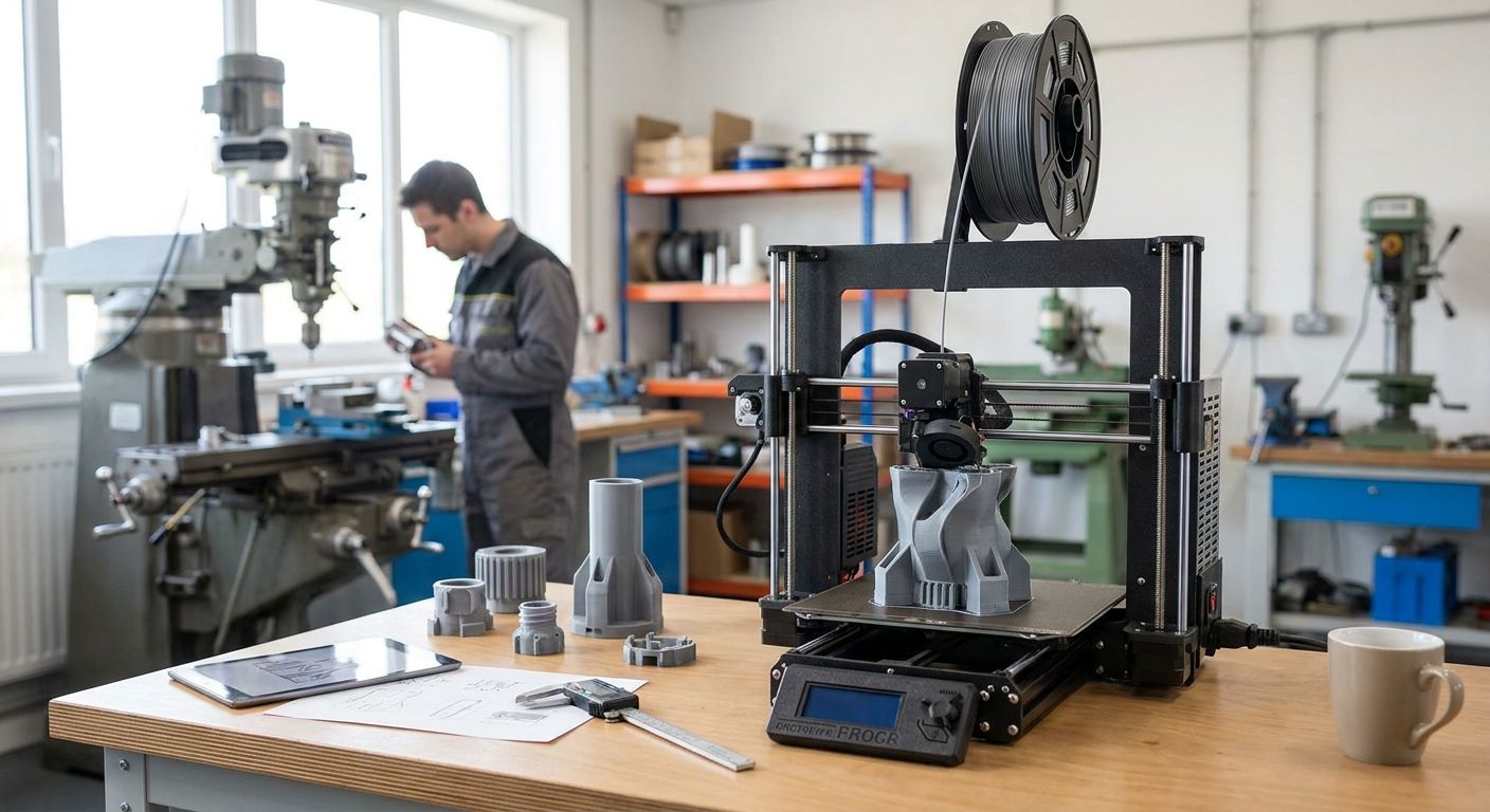 3D printers for product prototyping in small manufacturing shops