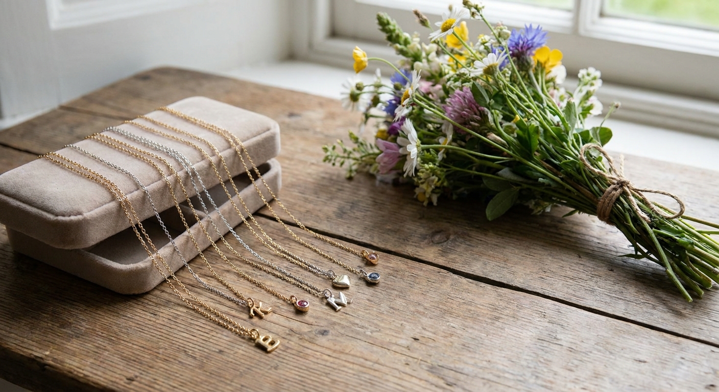 Charm necklaces for a personal gift