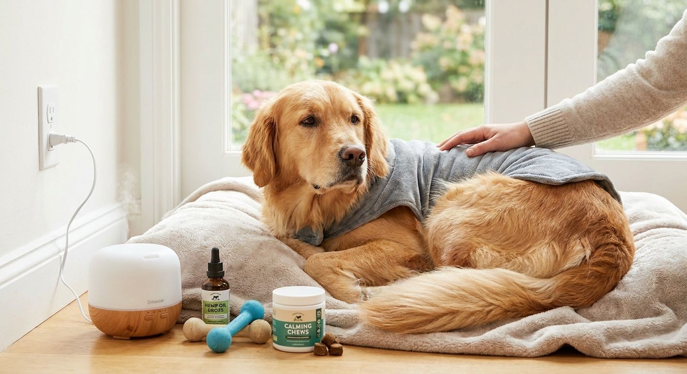 Best calming aids for anxious dogs 2026
