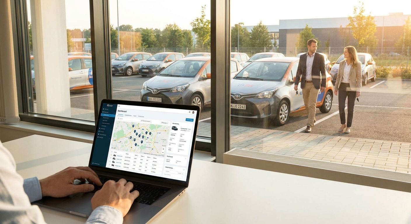 Fleet management software for pool car schemes