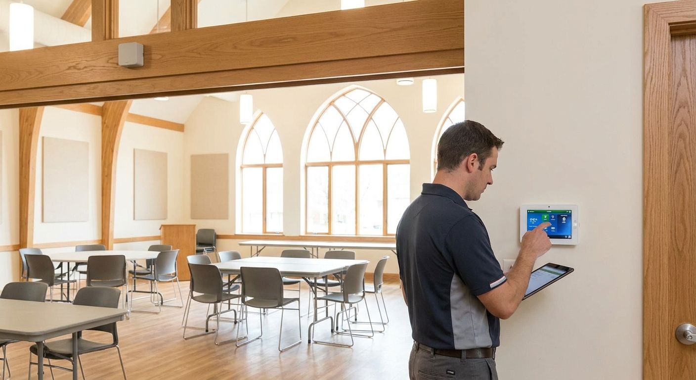 Facility monitoring system for churches and community centers
