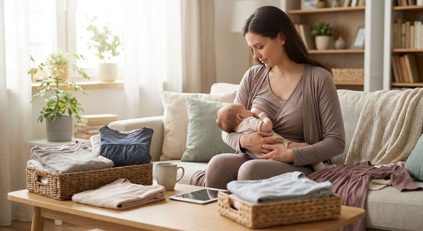 Best nursing clothes for breastfeeding moms in 2026