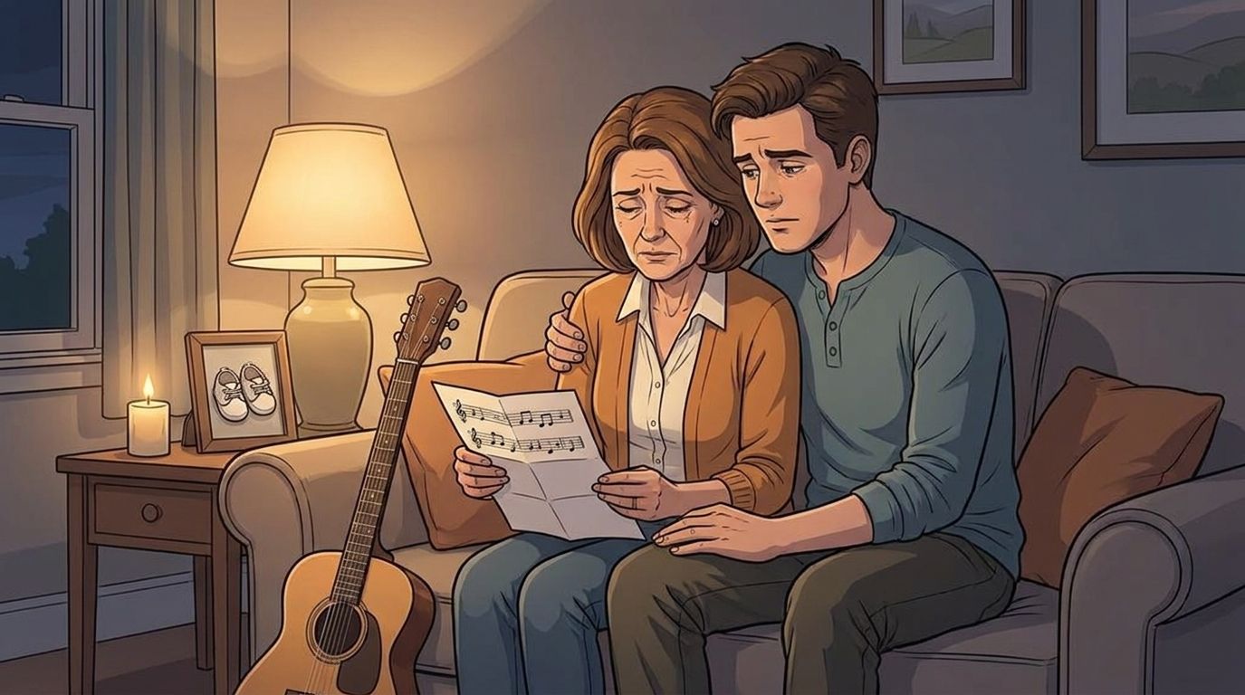 Custom memorial song for a stillborn baby