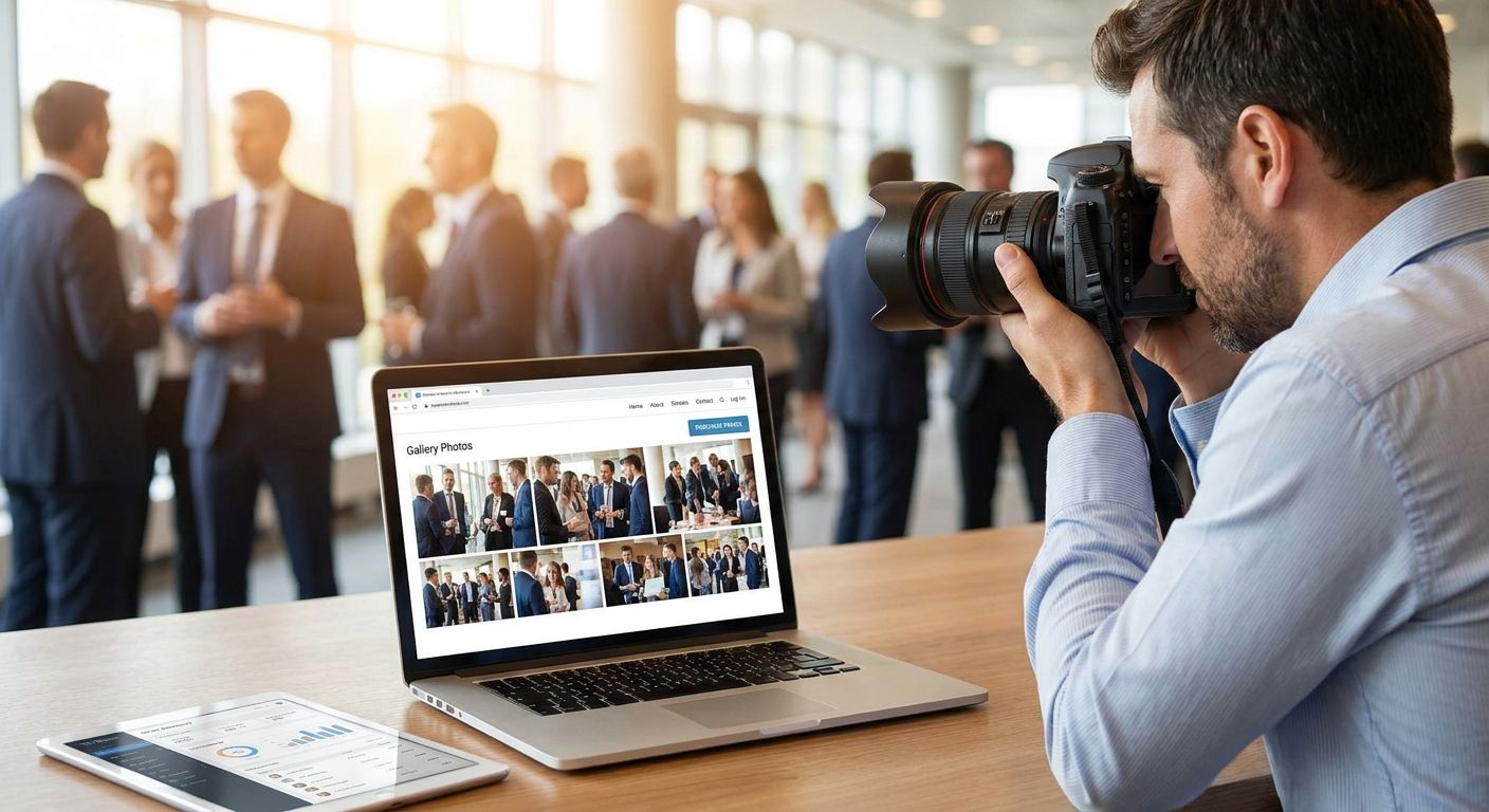 How to sell photos online as a corporate event photographer
