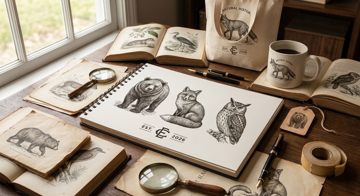Best vintage animal illustrations for branding in 2026