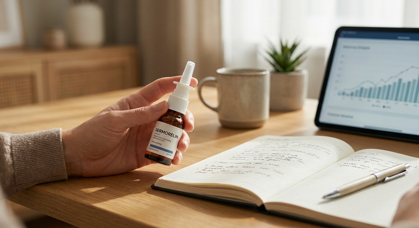 How to tell if sermorelin nasal spray is working