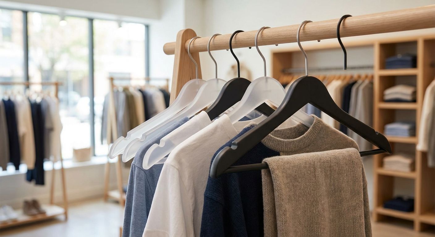 Best plastic clothes hangers for retail stores