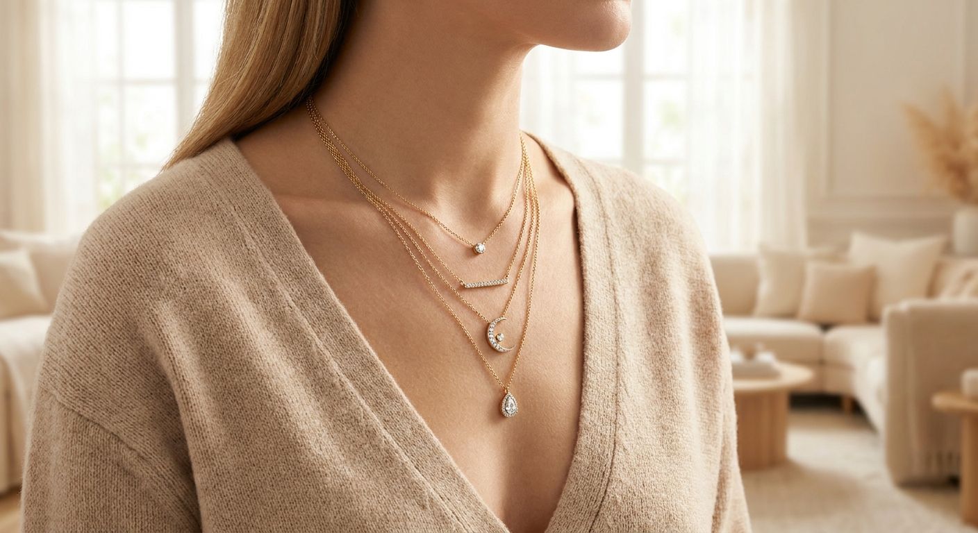 Best diamond pendant necklaces for layering in 2026