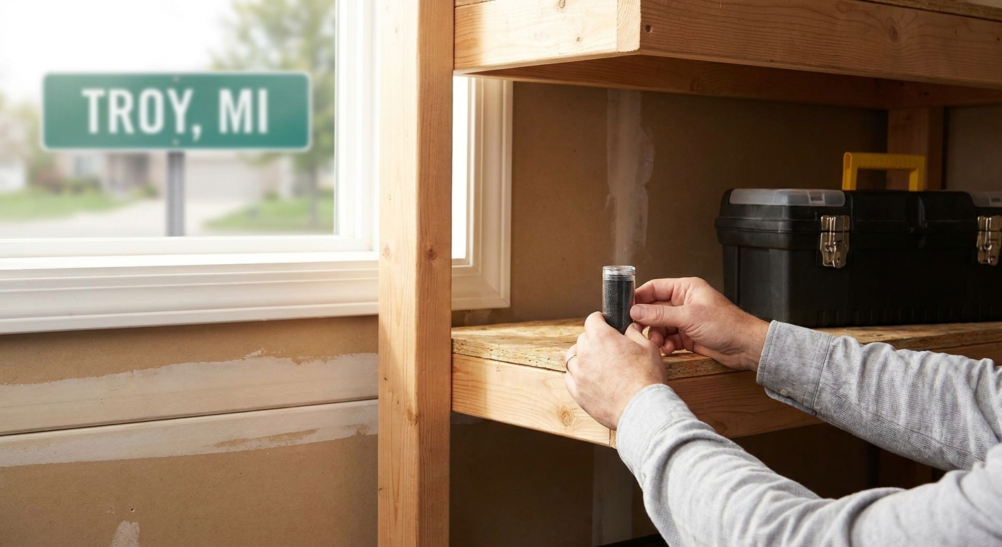 Radon testing for Troy, Michigan homeowners