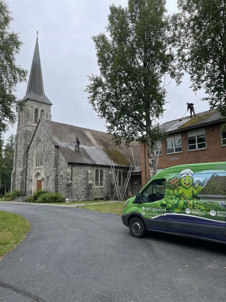 Exterior cleaning for churches and schools