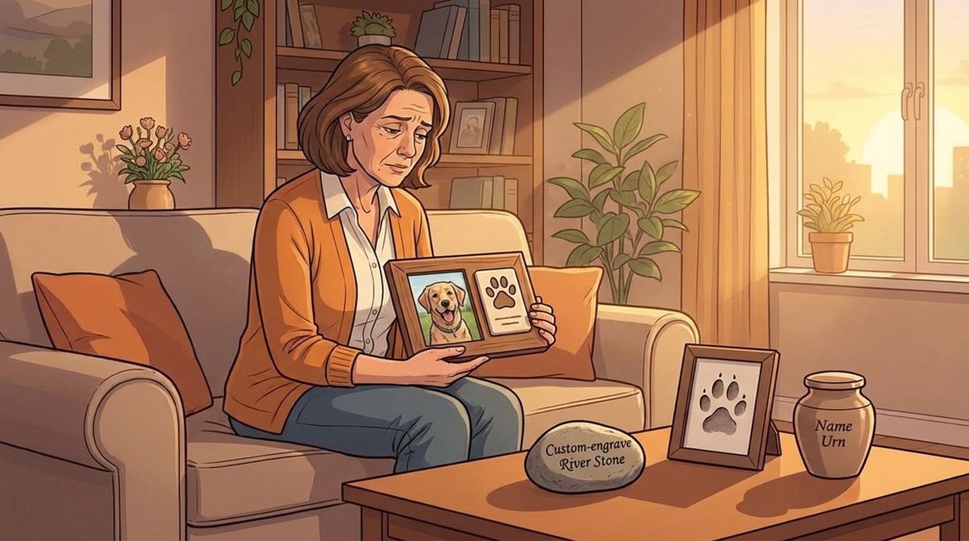 Best personalized gifts for a pet's memorial service