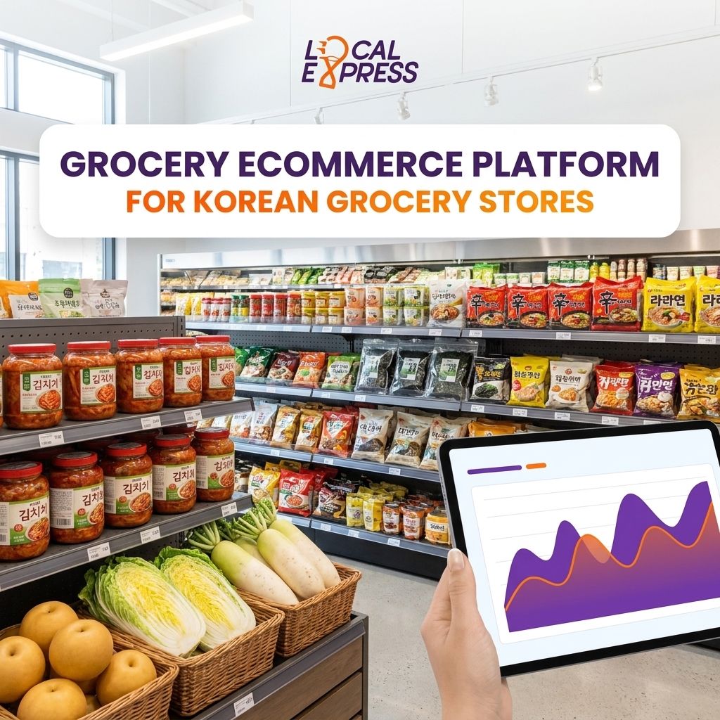 Grocery ecommerce platform for Korean grocery stores
