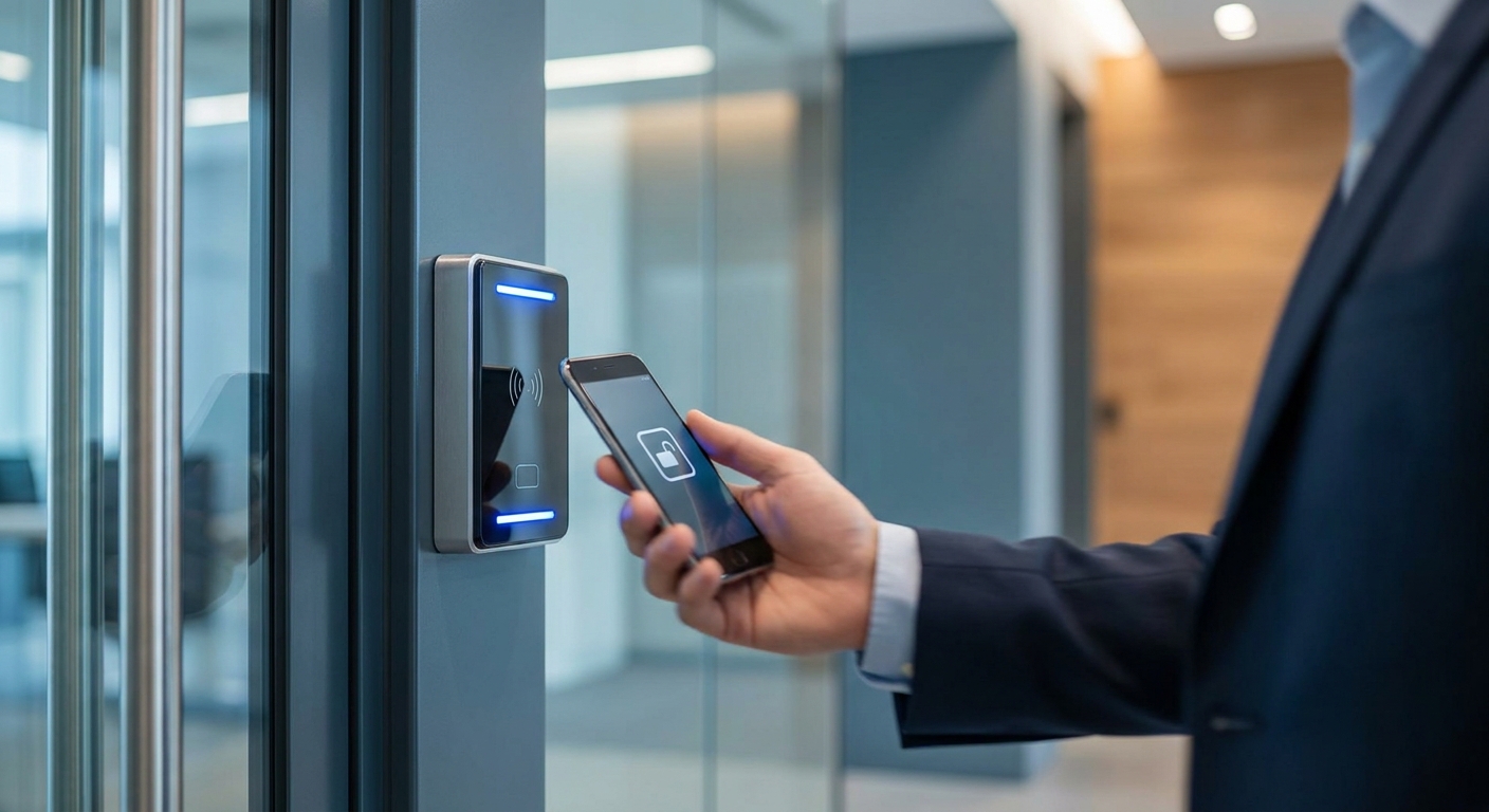 Keyless entry systems for commercial buildings