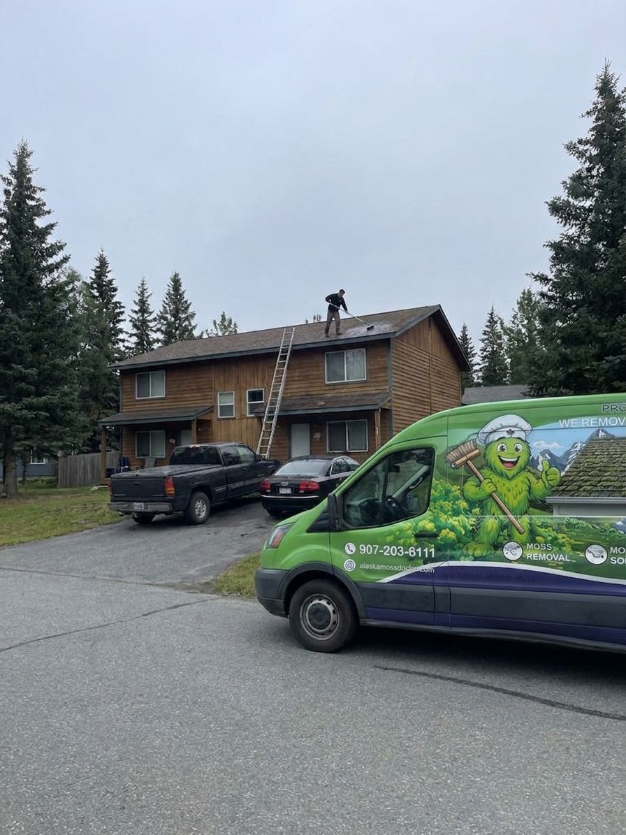 Roof cleaning company services for rental properties