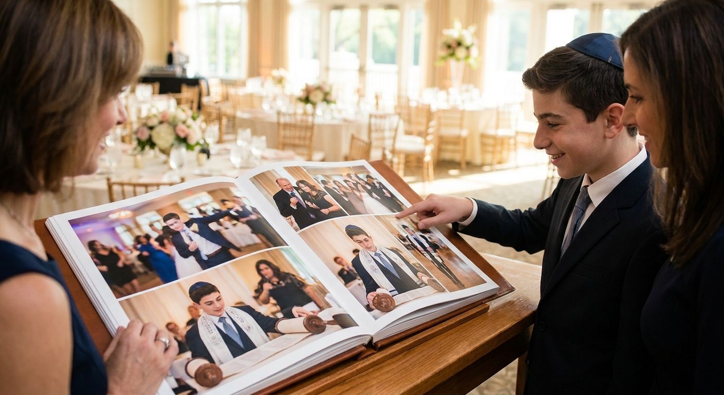 Photo galleries for bar and bat mitzvah celebrations