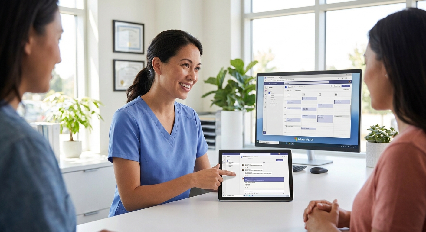 Microsoft 365 for healthcare clinics and practices