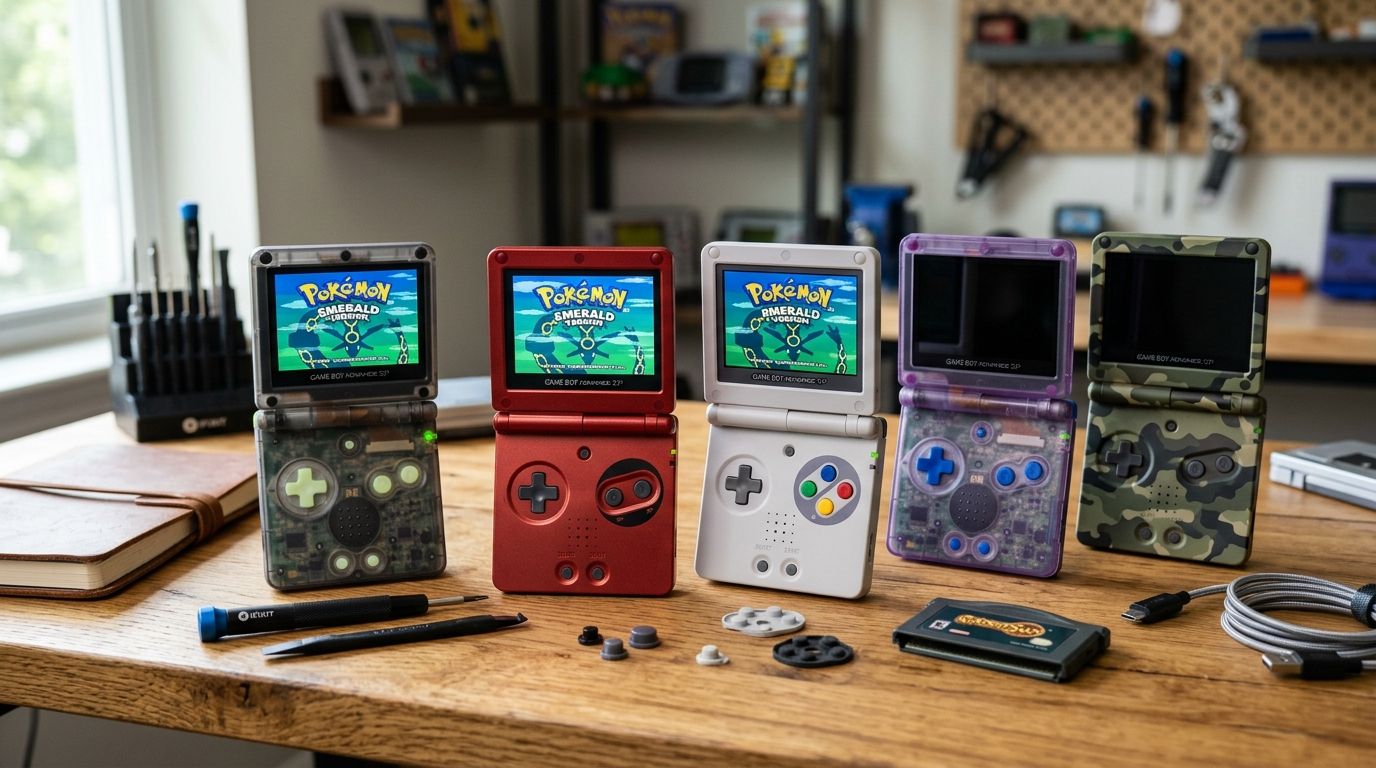 Best Game Boy Advance SP shell replacements in 2026