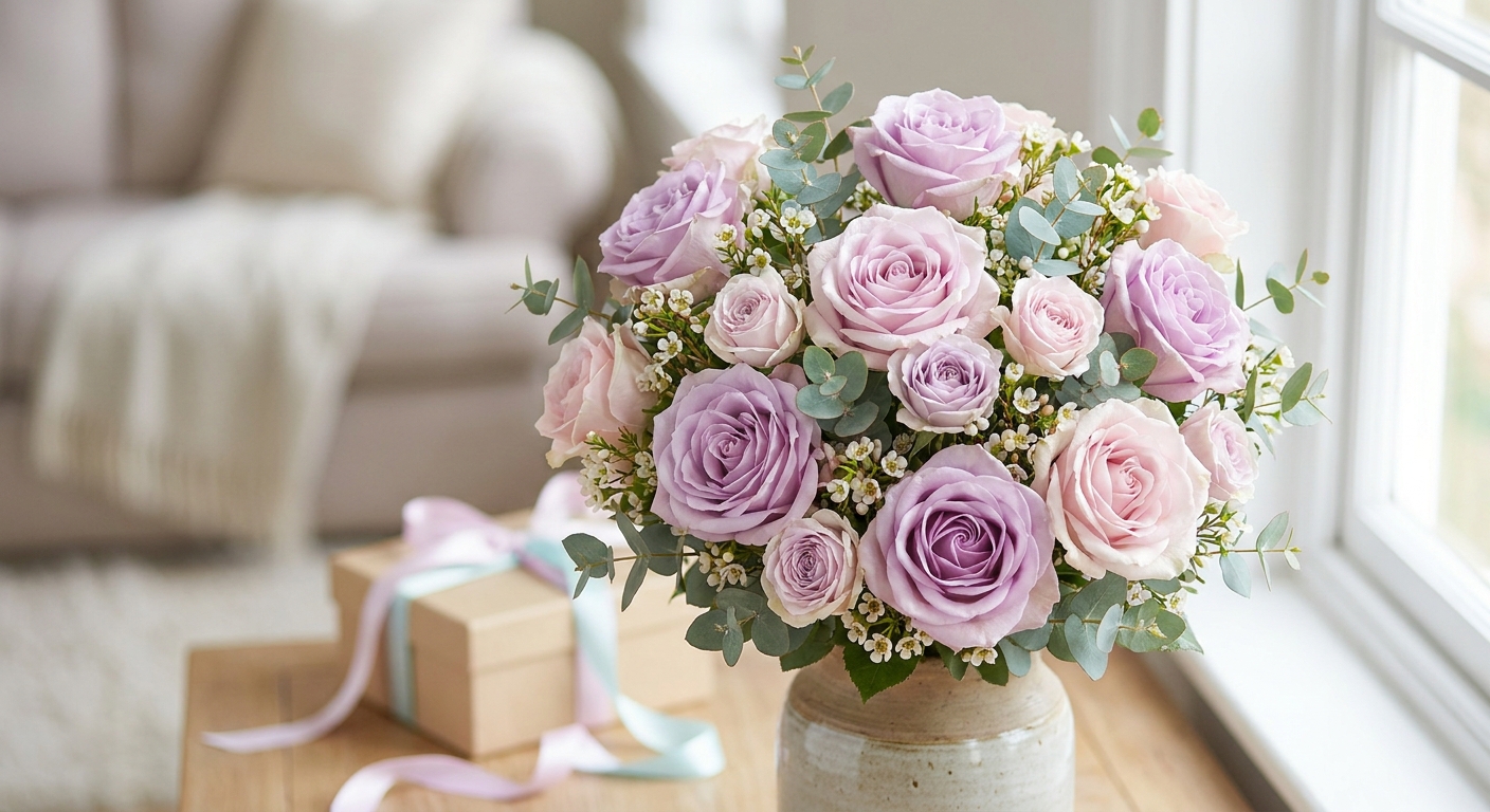 Best lavender rose bouquets for a pastel-toned gift