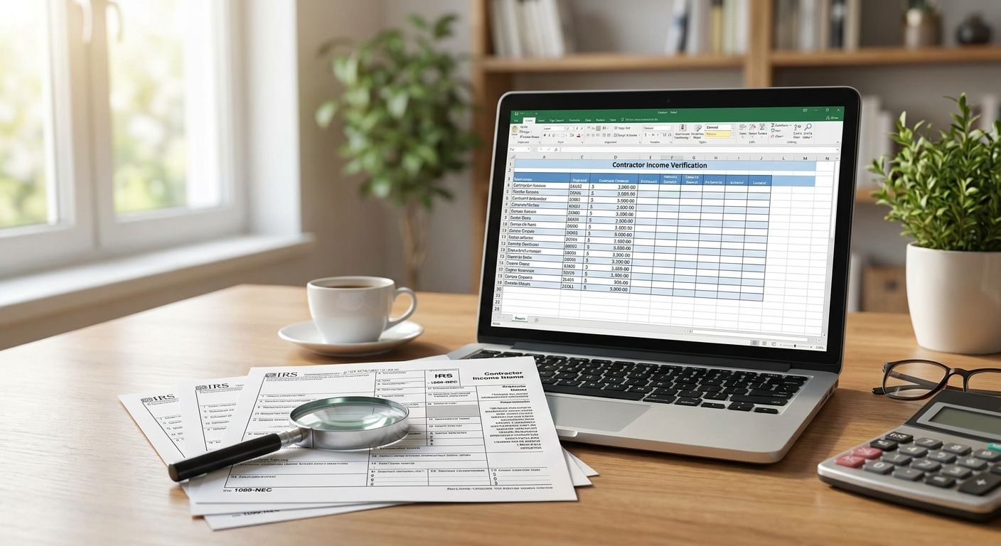 Verify 1099 Contractor Income for Underwriting (2026)