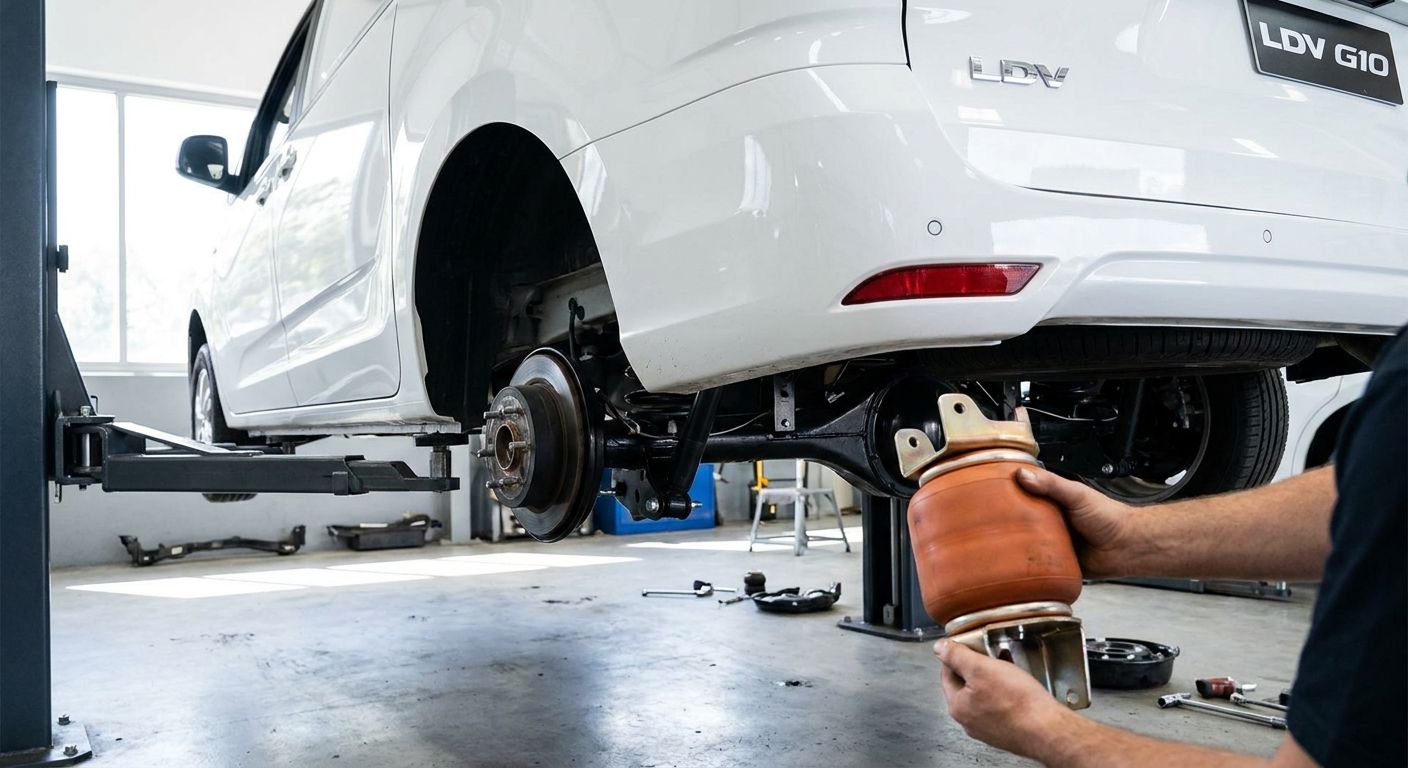 LDV G10 Payload Sag Fix: Airbag Suspension for Van Owners
