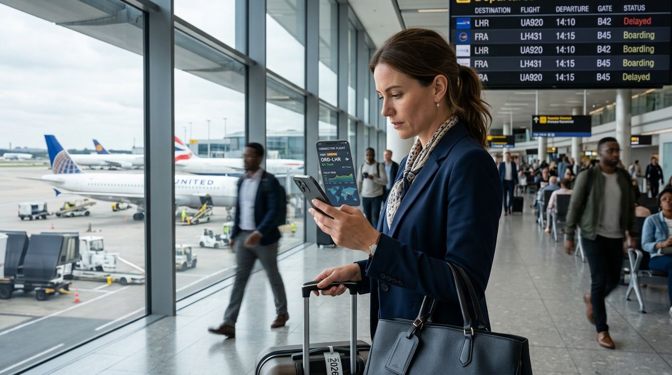 Best apps for monitoring connecting flight delay risk in 2026