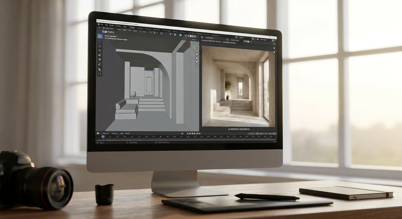 How to turn Blender models into photorealistic renders
