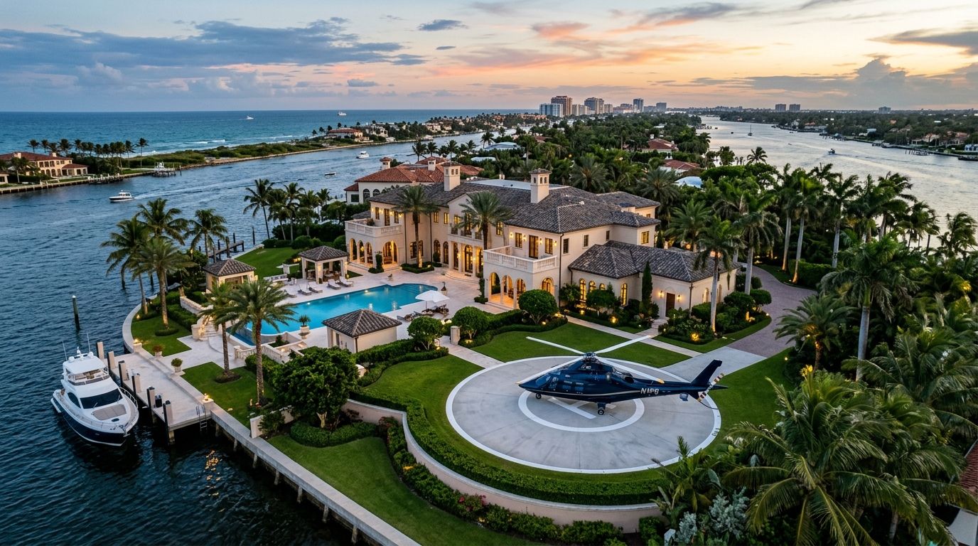 Best Luxury Homes With Private Helipads Palm Beach 2026