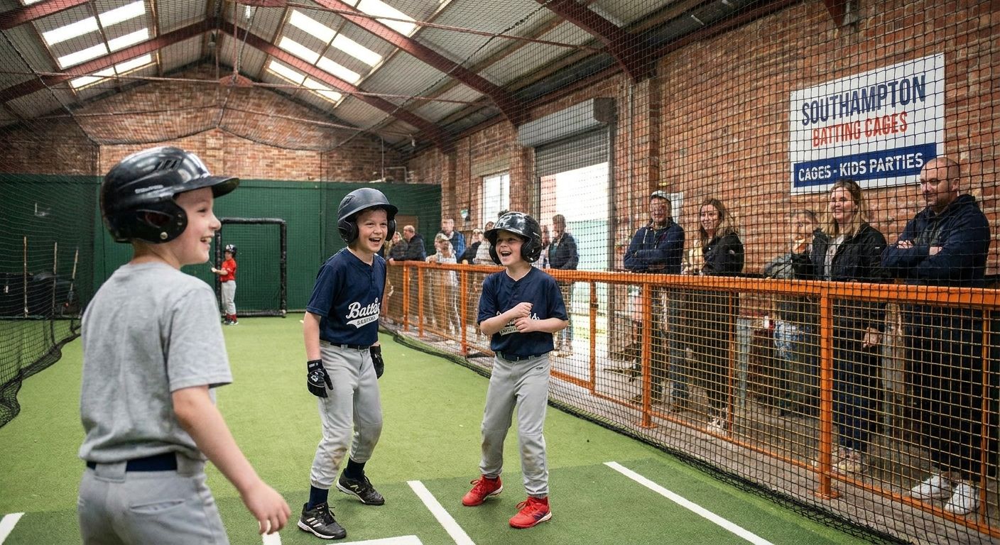 Baseball cages for kids' parties in Southampton