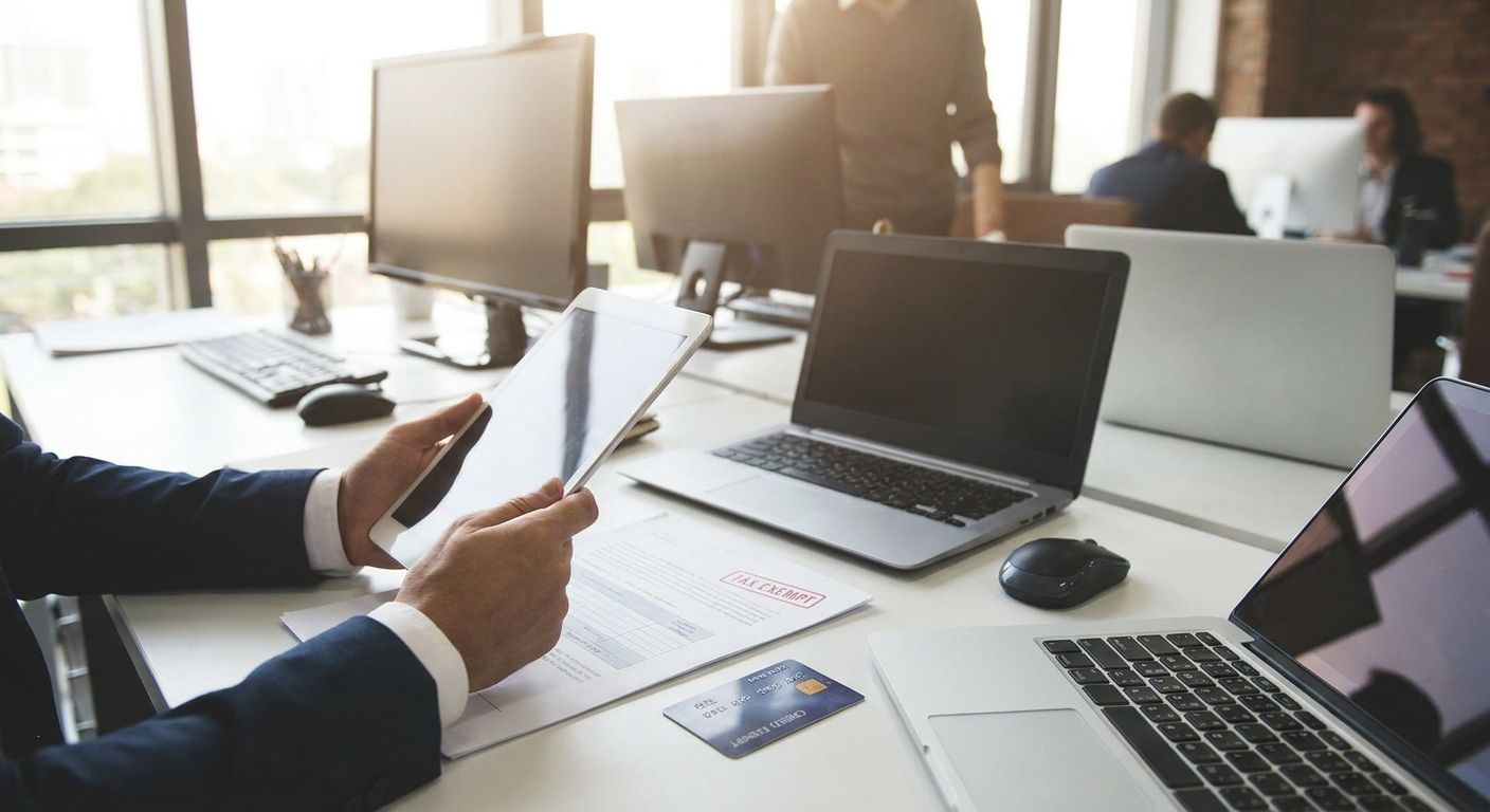 How to buy IT equipment tax-free for your business