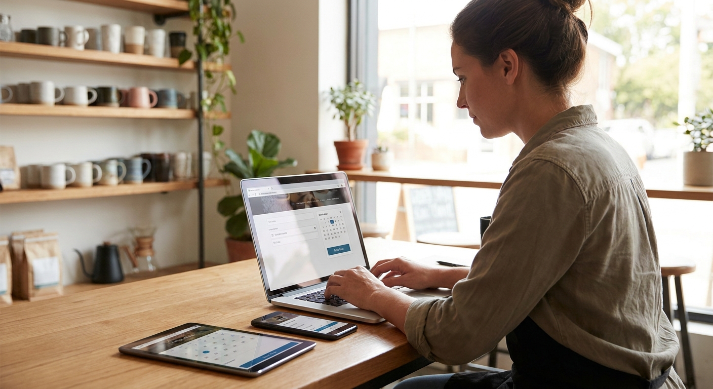 How to add online booking to your small business website