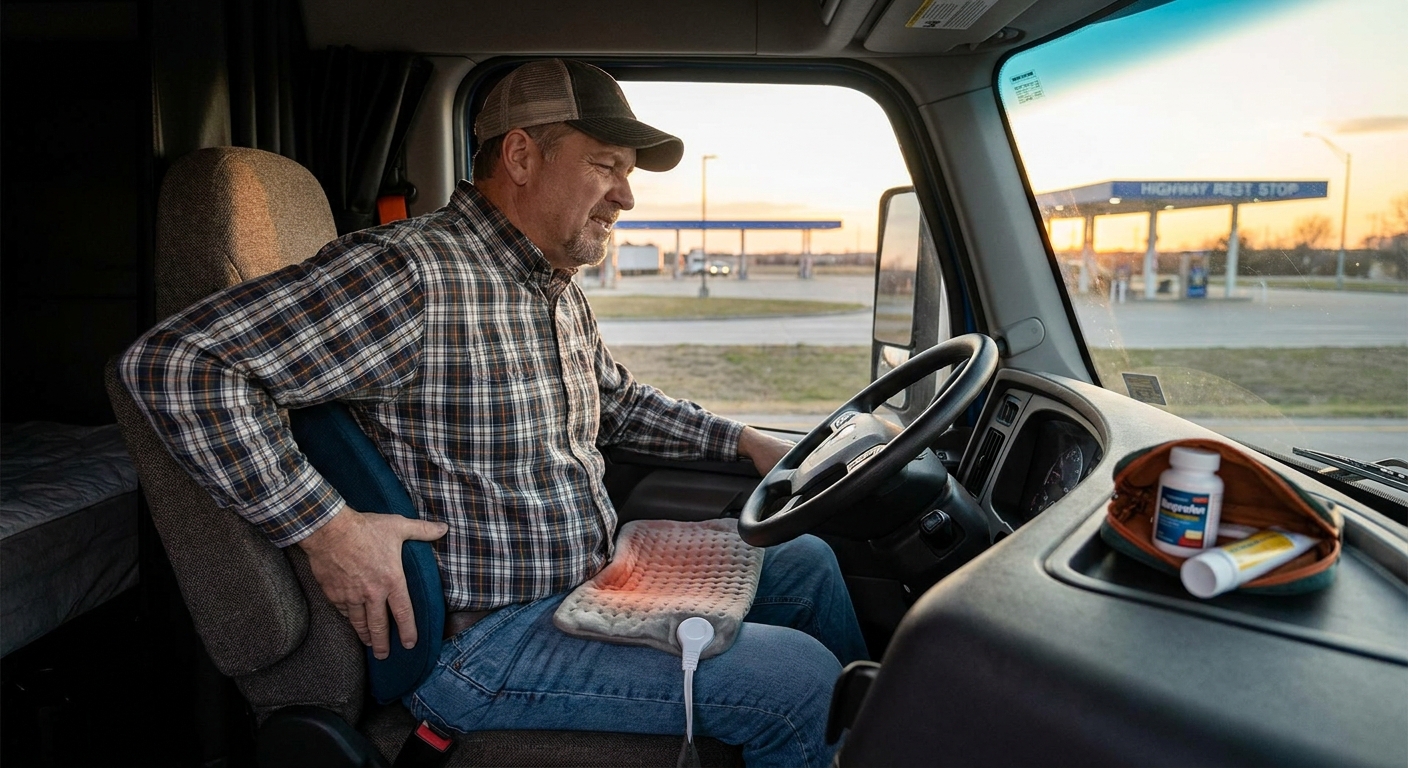 Pain management for truck drivers with chronic back pain