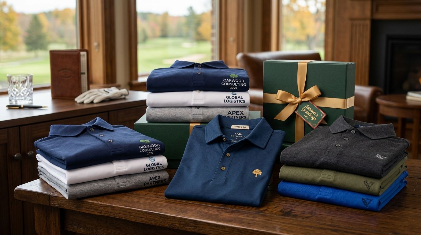 Best golf polo companies for corporate holiday gifting 2026