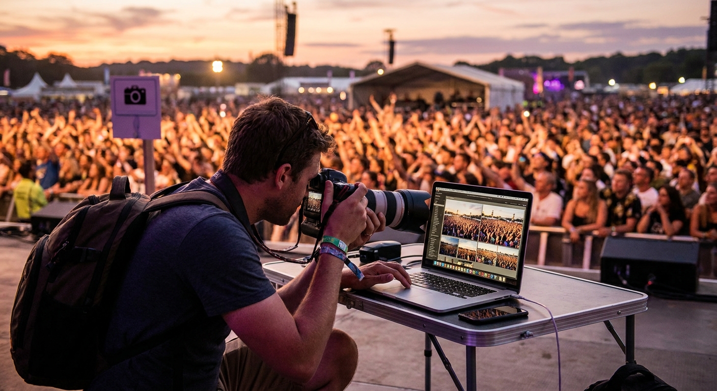 Best platforms for selling crowd photos at music festivals