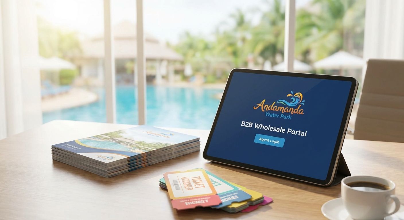 Andamanda water park tickets for travel agents