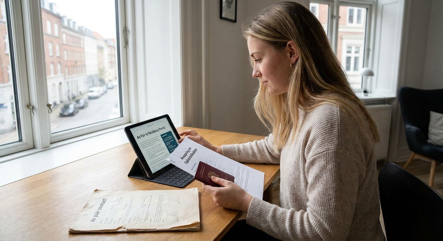 Konvertering fra au pair-tilladelse til opholdstilladelse