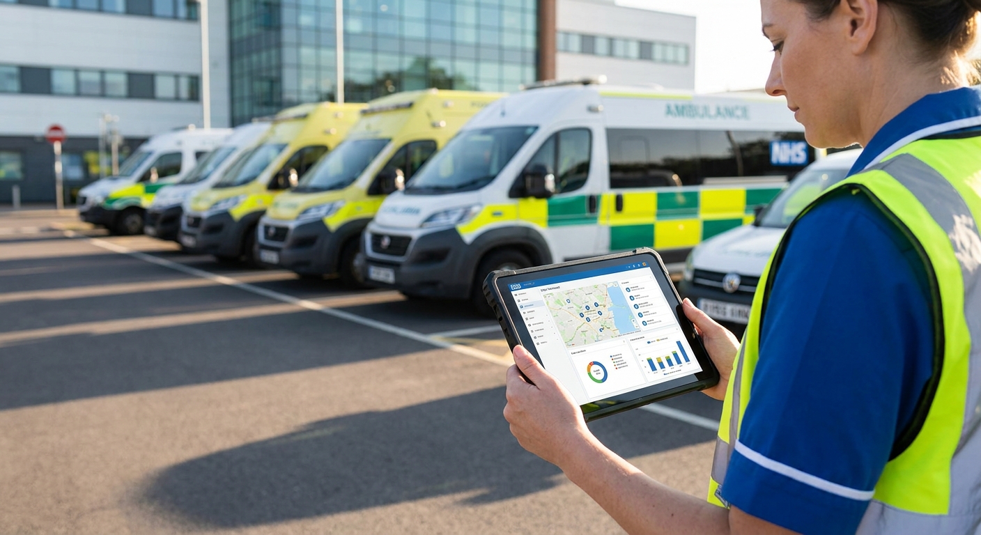 Fleet management software for NHS and healthcare fleets