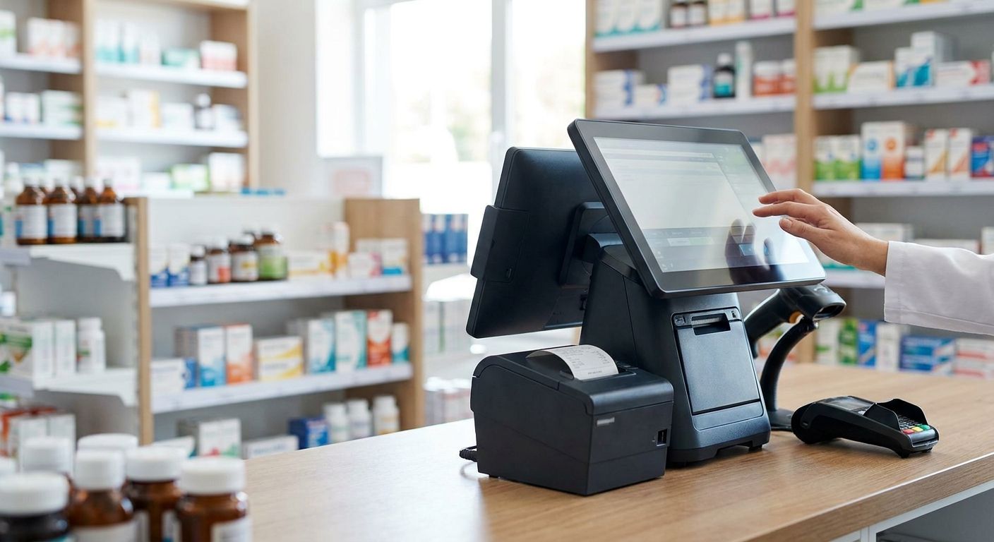 Complete POS terminal for pharmacies